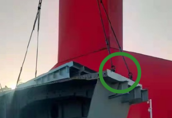 跨秦淮新河大橋建設使用卸扣