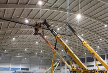 沈陽方艙醫(yī)院建設(shè)使用起重滑車吊裝