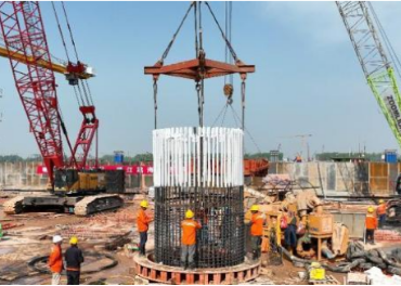 G3銅陵長江公鐵大橋主墩建設(shè)使用起重滑車