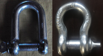 黑色卸扣和白色卸扣